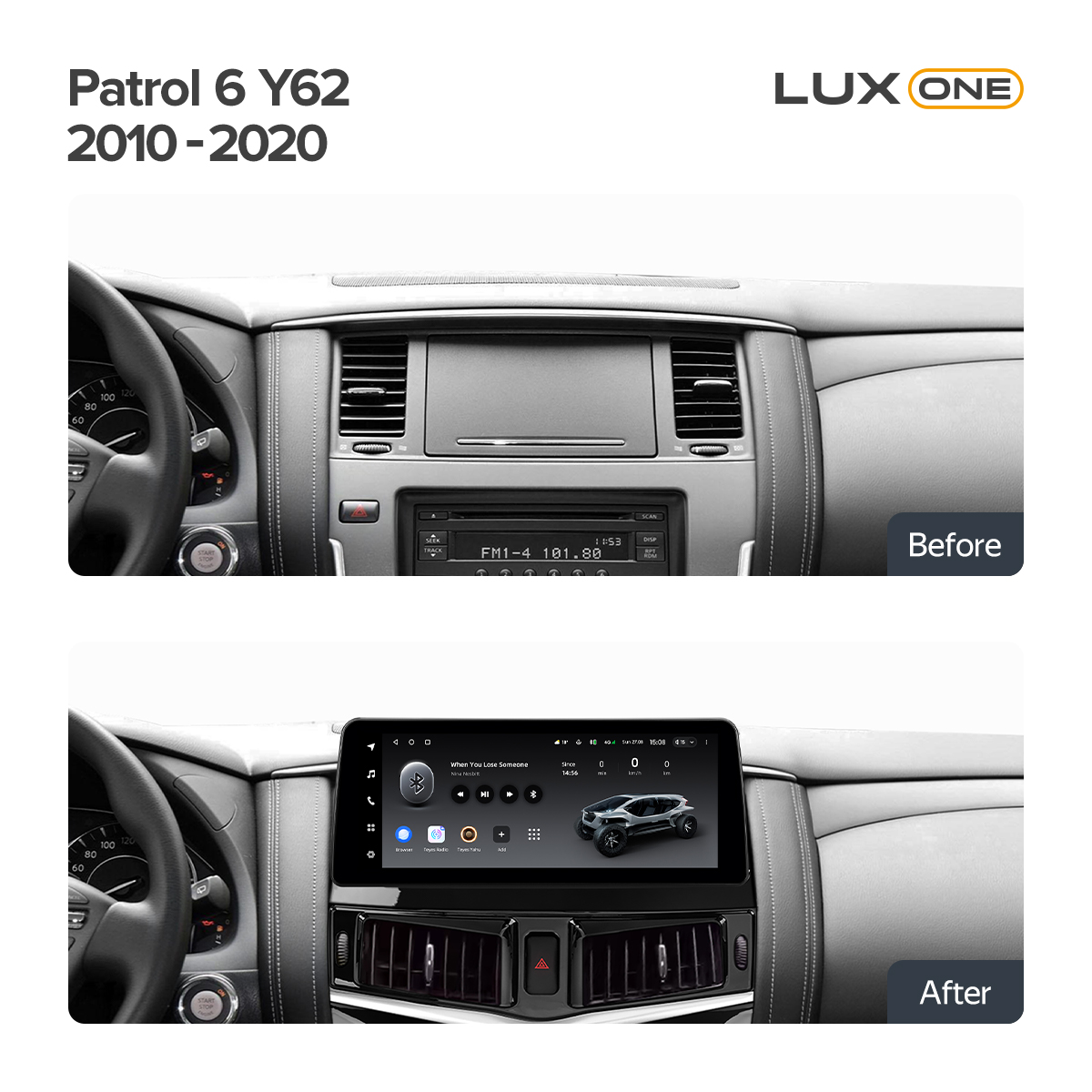 Мультимедиа teyes luxone 6/128 для nissan patrol 6 y62 2010-2020, по цене  40 010 рублей. Купить в наличии в Москве