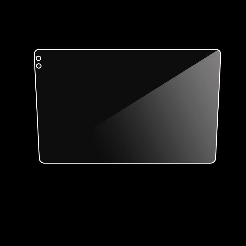 Защитное стекло прозрачное для 9" дисплея 229*129*217, фото , изображение 4