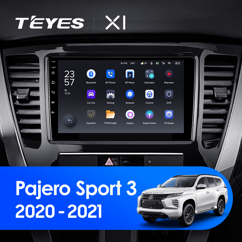 Автомагнитола Mitsubishi Pajero Sport 2019-2021 | Купить TEYES X1 для ...